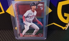 Topps Chrome Kristian Campbell Rookie Debut Boston Red Sox USC188 2025
