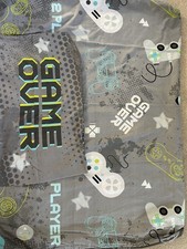 Gamer Gaming Xbox PS controller Single Bedding Set Duvet Cover And Pillow Case