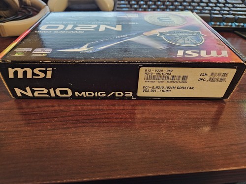 MSI NVIDIA GeForce 210 1GB GDDR3 SDRAM PCI Express X16 - Afbeelding 9 van 13