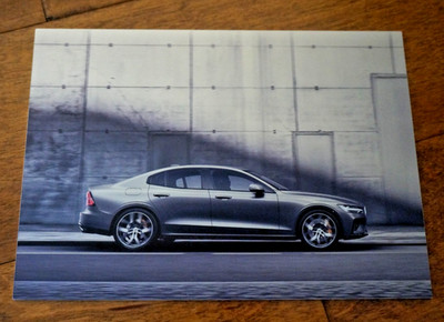 Volvo S60 Polestar Engineered A5 Aluminium Plate Print