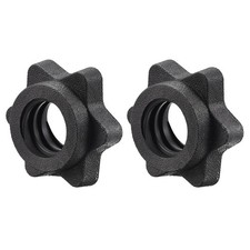 Dumbbell Hex Nut, 2Pcs 25.4mm Plastic Anti-Sl...