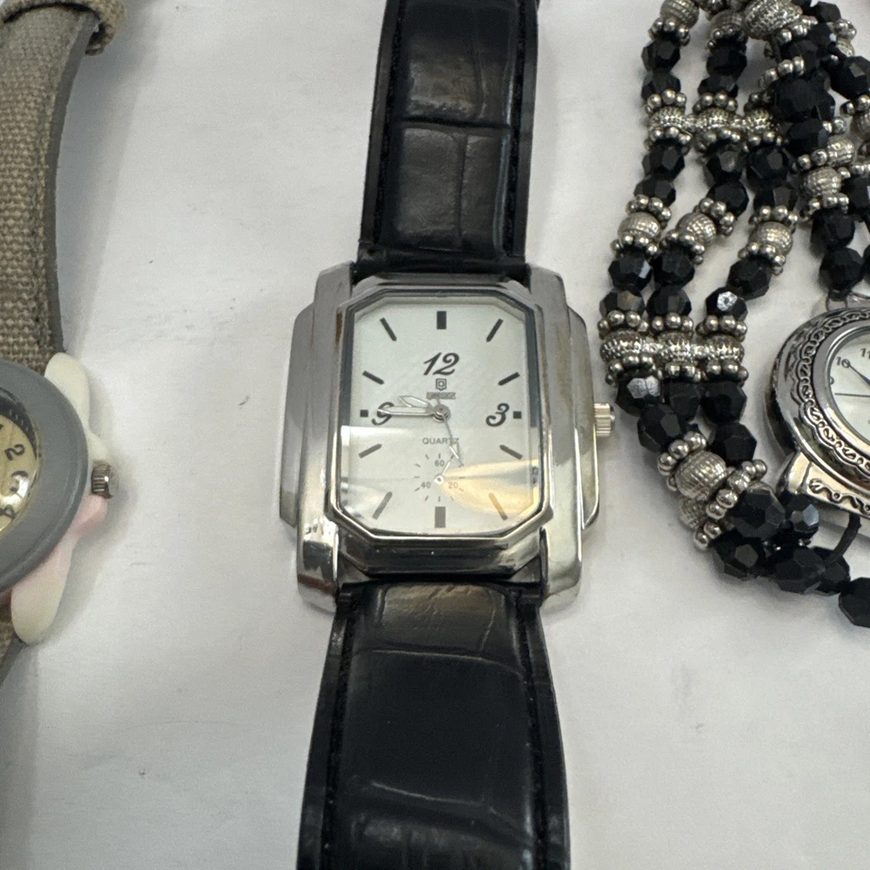 Lot of 5 Women's Watches Nine West Sprout Qbos And Rumors - Image 4 of 4