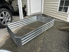 TWO Galvanized Metal Raised Garden Beds- 1x3x6 ft- Rectangular Planter