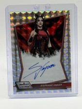 2026 Topps Chrome WWE Stephanie Vaquer Geometric Refractor Autograph