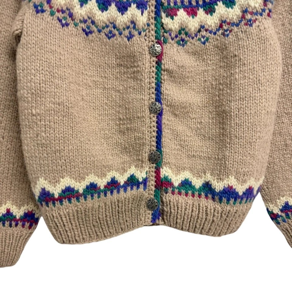 Fron Enterprises Jersey Tejido a Mano 100% Lana Virgen Feria Nórdica Canadá Talla M Foto 3 de 4