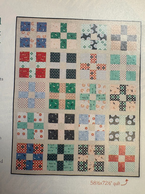 POSITIVE EFFECT Quilt pattern from Magazine, 4 sizes, piecing