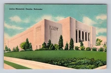 Omaha NE-Nebraska, Joslyn Memorial, Antique, Vintage Souvenir Postcard
