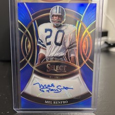 Mel Renfro 2025 Panini Select Prizm Autographed 101/149 Serial Cowboys #SSP-MER