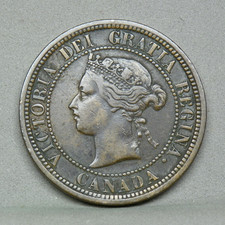 CANADA 1882-H LARGE CENT