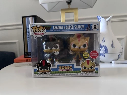 Funko Pop! Vinyl: Sonic the Hedgehog - Shadow & Super Shadow (Glow) - 2-Pack
