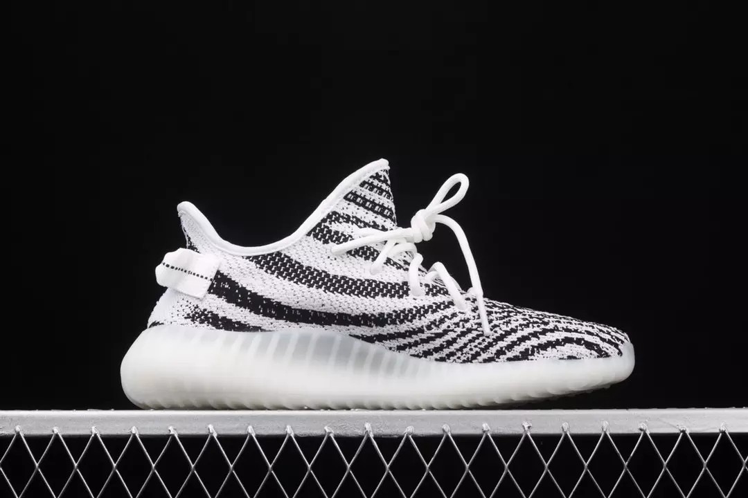 Size 9.5 - adidas Yeezy Boost 350 V2 Low Zebra for sale