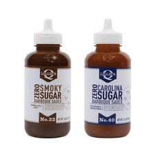 Zero Sugar BBQ Sauce Combo Gluten-Free Low Calorie 2-Pack 27.4oz