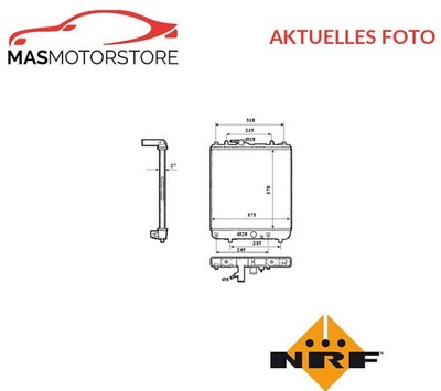 KÜHLER WASSERKÜHLER MOTORKÜHLER NRF 53862 P FÜR OPEL AGILA 1L,1.2L