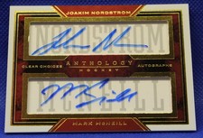 Joakim Nordstrom Mark McNeill 2014/15 Panini Anthology Clear Choices Auto 99/121