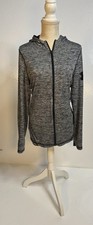 Under Armour ColdGear Loose Full Zip Hoodie Jacket Gray Black Women s HeatGear