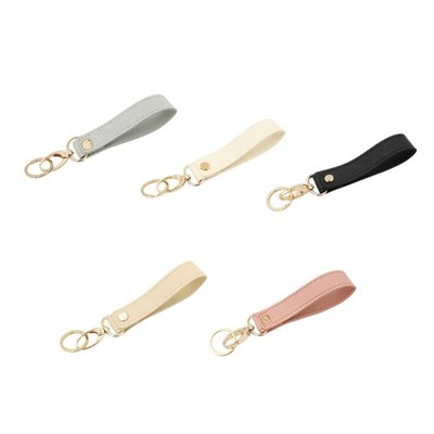 Modern Keychain Leather Crafted Refined Texture Business Casual Versatile