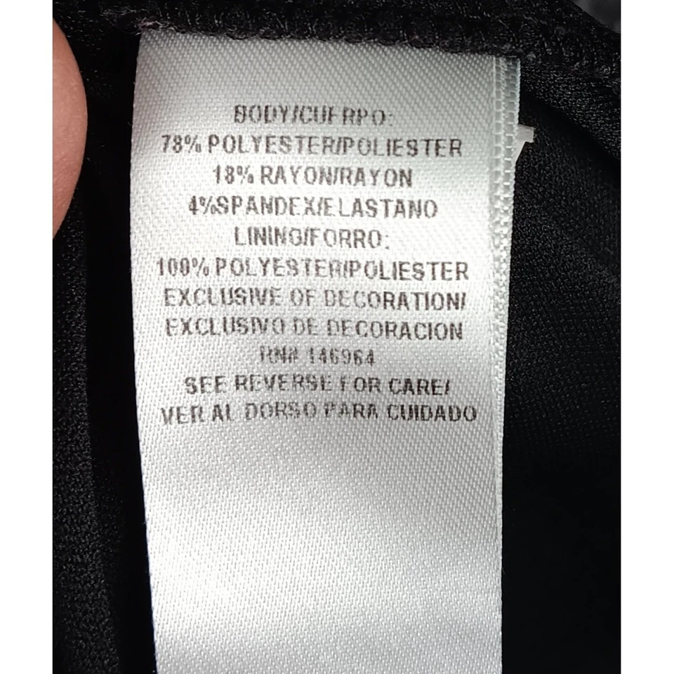 Signature by Robbie Bee Womens 1X Gray Knit Dress Cowl Neck Button Front Pockets - Image 4 of 4