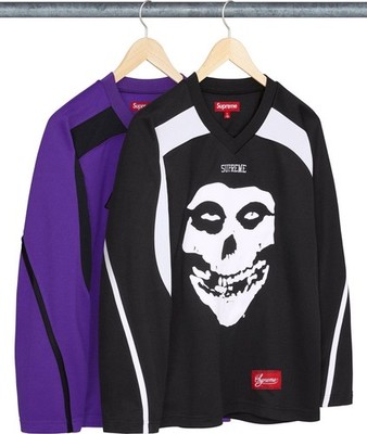 Supreme ブラック スポーツシャツ S Supreme The Misfits® Hockey Jersey Black Purple 2colors 26SS | eBay