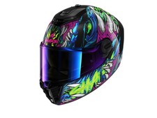 Casco integrale Shark Spartan RS Shaytan (nero/verde/viola) taglia: L (59)