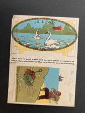 Vintage Ex Libris bookplate Globe Wernicke advertising