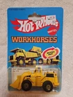 VTG 1979 Mattel Hot Wheels Die Cast Metal Workhorses CAT Wheel Loader No. 1173