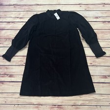 ANN TAYLOR Corduroy Smocked Shift Dress Size 4