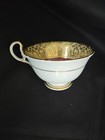 AYNSLEY Creamy Peach &  Rose  GOLD LEAF  CHINTZ TEA CUP & SAUCER — photo 5