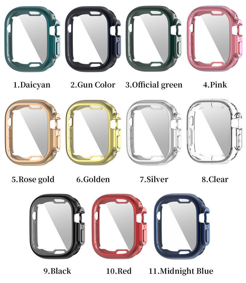 Screen Protector Case fr Apple Watch Ultra 49mm Full Screen Protector Case Cover-image