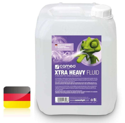 (6,54 /l) Cameo XTRA HEAVY FLUID 5 Liter Nebelfluid sehr hohe Dichte & Standzeit