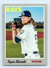 2019 Topps Heritage Ryne Stanek Tampa Bay Rays #392
