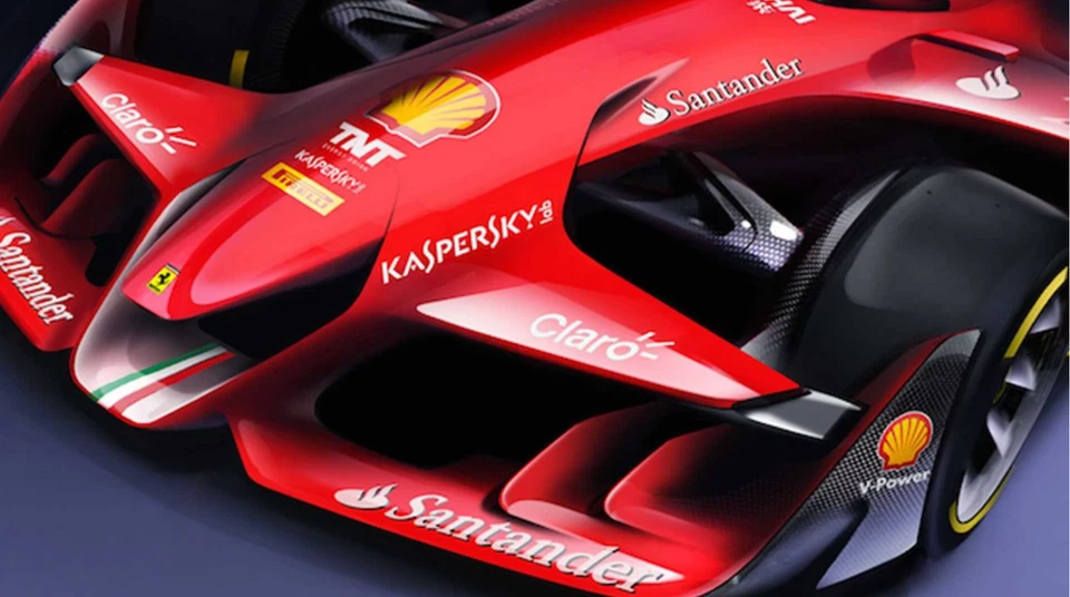 FERRARI F1GP Race Car Formula 1 12Racing18Grand Prix24Racer43Indy500Carousel RED - image 3 of 4