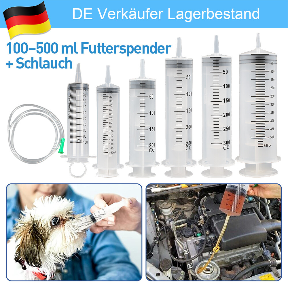 150ml-500ml Einwegspritzen Liquidspritzen Kapazität Einlaufpumpöl mit Schlauch