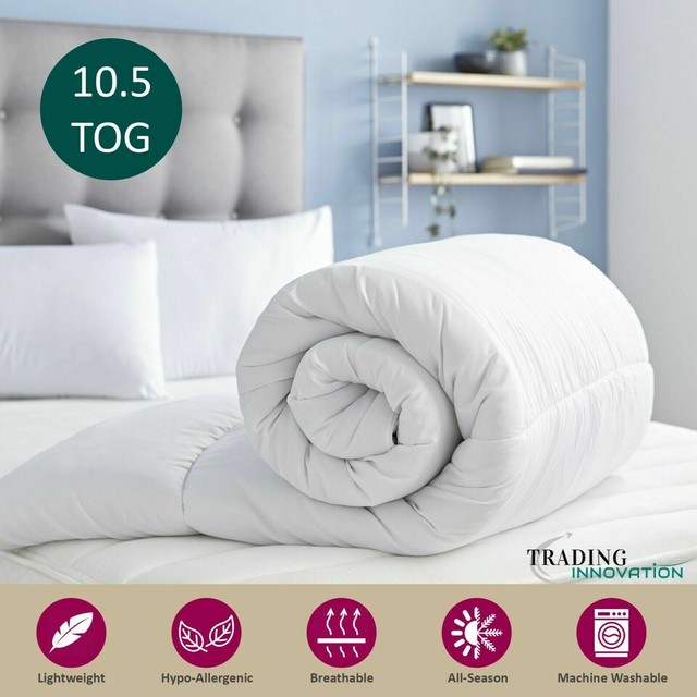 Slumberdown Climate Control 10 5 Tog Duvet King White For Sale