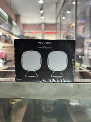 ecobee SmartSensor Room Temperature Sensors - White, Pack of 2 (EB-RSHM2PK-01)
