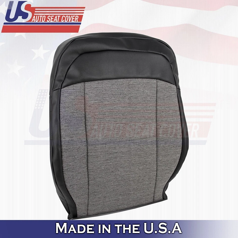 2014 - 2024 For Dodge Ram ProMaster Driver Top & Bottom Cloth Cover Black - Image 4 of 4