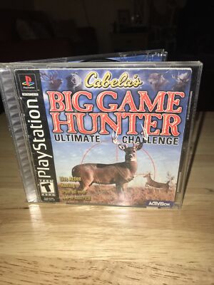 Cabela's Big Game Hunter: Ultimate Challenge (PS1) Crack On Front Case