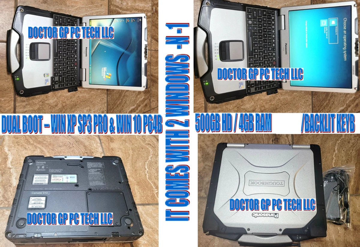 Panasonic Windows XP Intel Core 2 Duo PC Laptops & Netbooks for