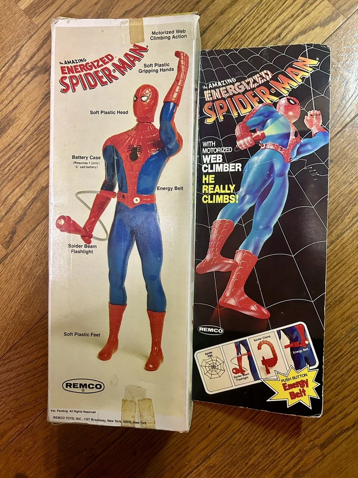 REMCO 1978 AMAZING CLIMBING SPIDER MAN VINTAGE NOS RARE - Image 2 of 2