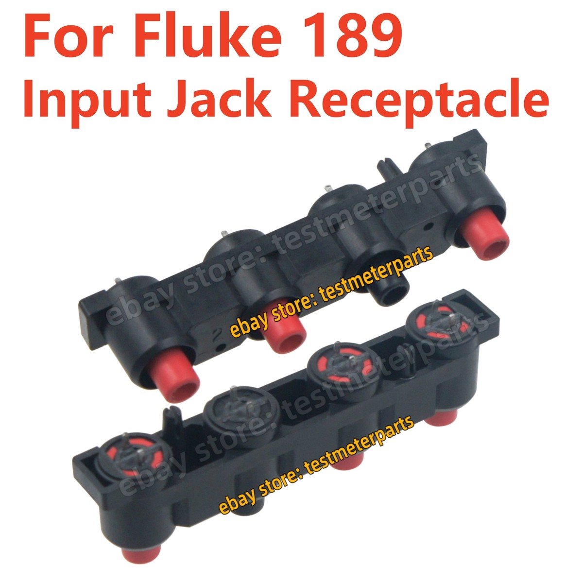 Input Banana Terminal Plug Jack Assembly For Fluke 189 Multimeter