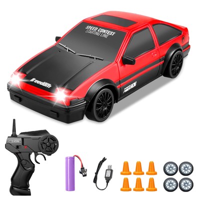 RC Drift Car, Mini RC Drift Car for Adults 1:24 Remote Control High Speed Rac...