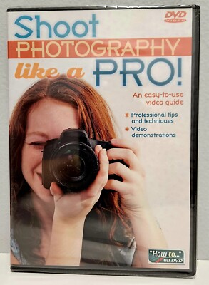 Shoot Photography Like A Pro! (DVD, 2007) Instructional NEW & SEALED
