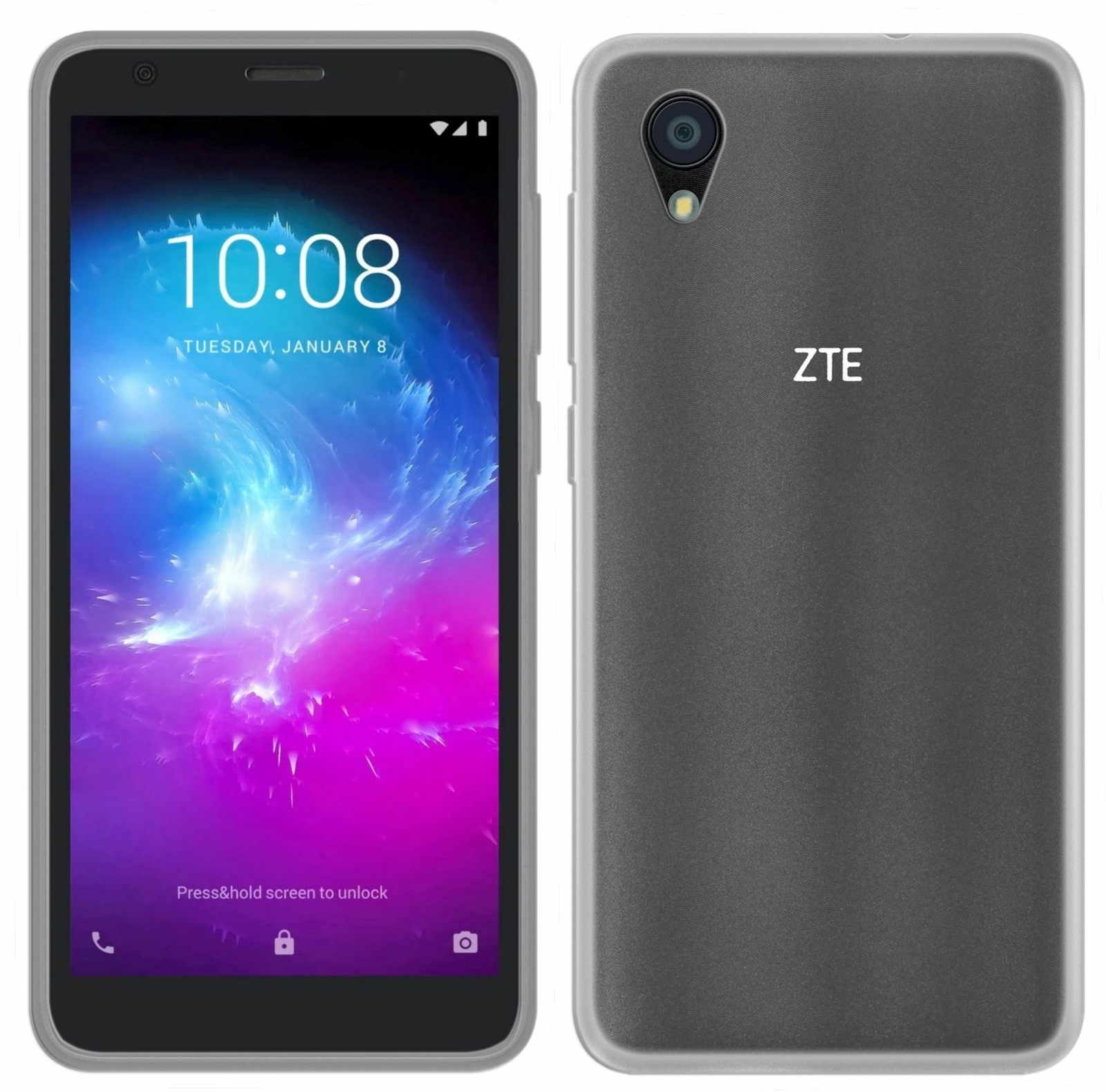 Силиконовый чехол Handyschale Schutzhülle Tasche Hülle с прозрачным бампером для ZTE BLADE L8