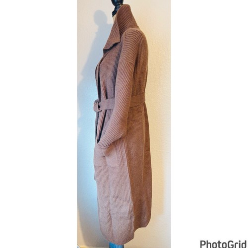 Belted Ribbed Cardigan - Picture 4 of 11