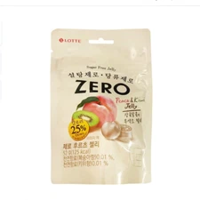 Lotte Zero Sugar Fruits Gummy 52 g (pack of 4)