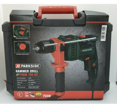 Parkside Hammer Drill 750W PSBM 750 B3 