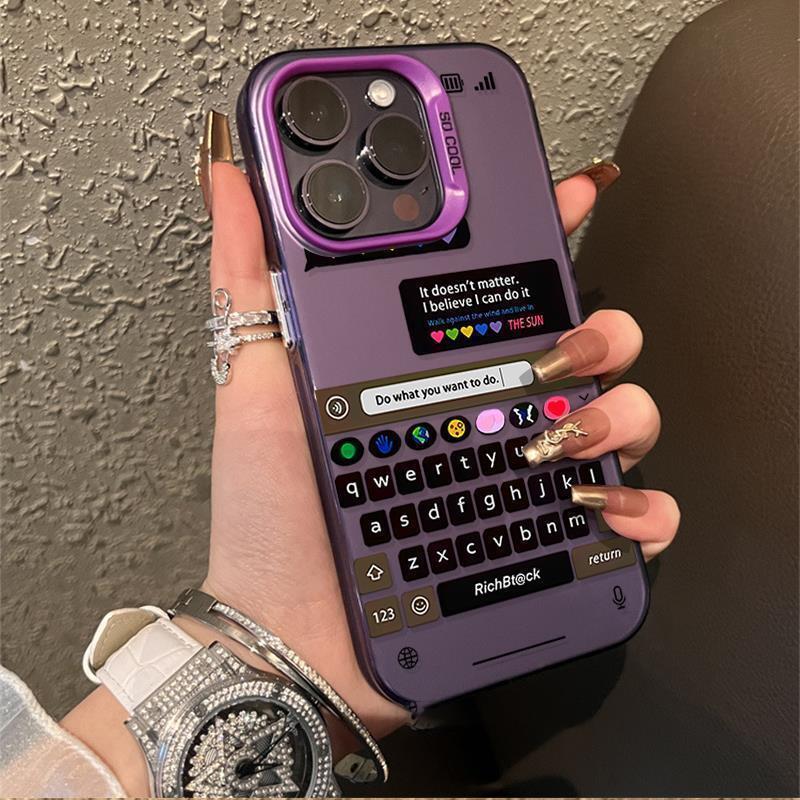 Computer Keyboard Designer 5 Colors Case for Apple iPhone 15 Pro Max