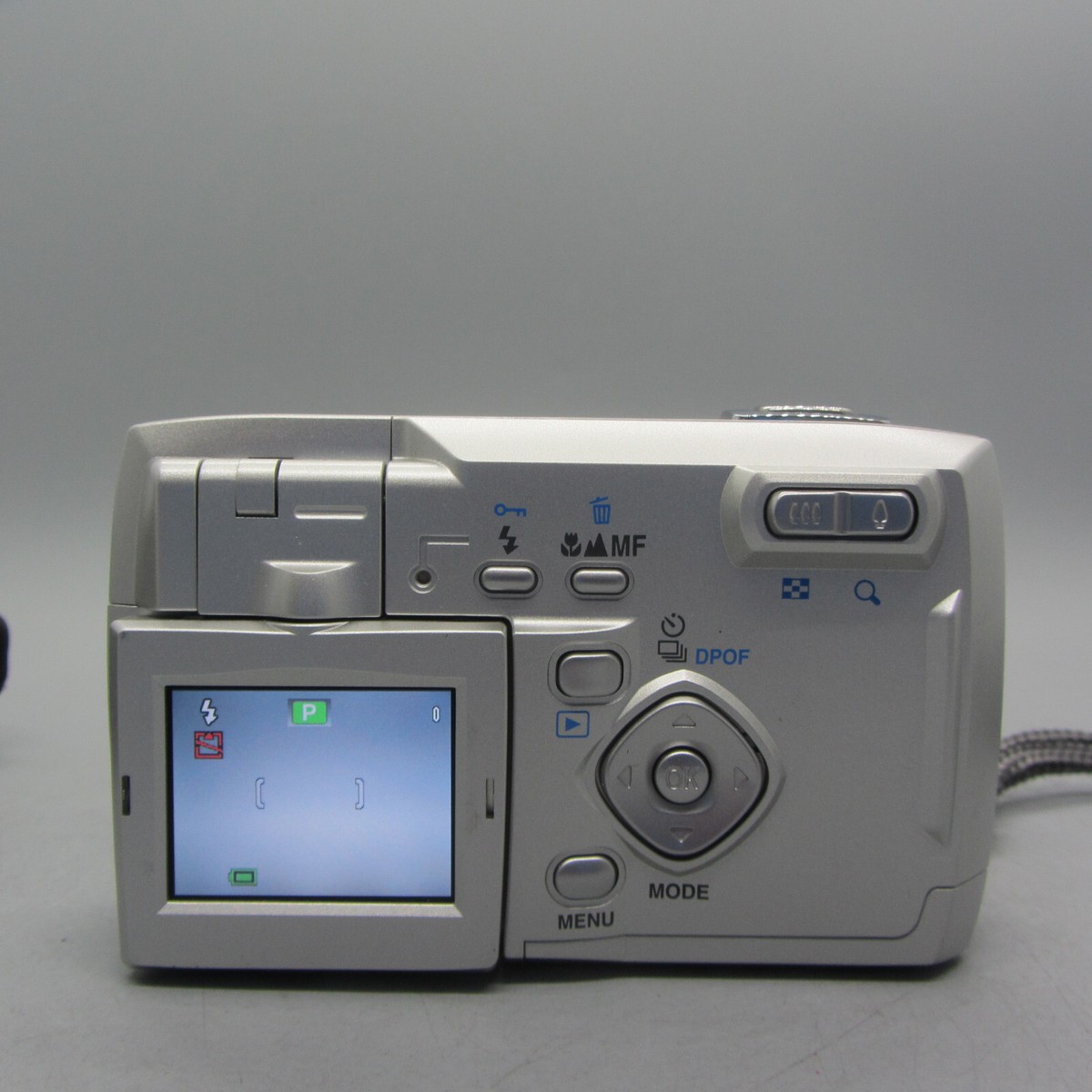 Pentax Digital Camera Optio 33L 3.2MP Silver Flip Screen Tested | eBay