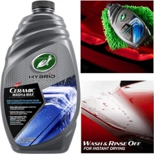 Turtle Wax Hybrid Solutions Ceramic Car Wash Wax All Exteriors Scratch Free