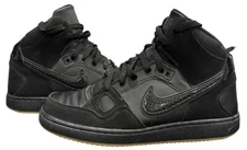 Nike Son Of Force Athletic Mid Sneakers Mens Sz 8.5 Black Gum Grip 616281-020