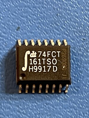 IDT74FCT161TSO IC BINARY COUNTER SYNCH POSITIVE EDGE TRIG 4-Bit (2 PER LOT)